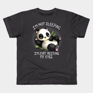 Resting Panda Kids T-Shirt